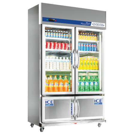 ตู้แช่เครื่องดื่มสแตนเลส 4 ประตู S-COOL STM124ID 27.3 คิว_1